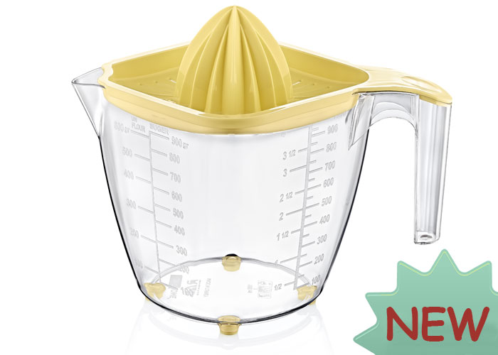 YourHome - 2in1 Crystal Measuring Cup and Citrus Juicer