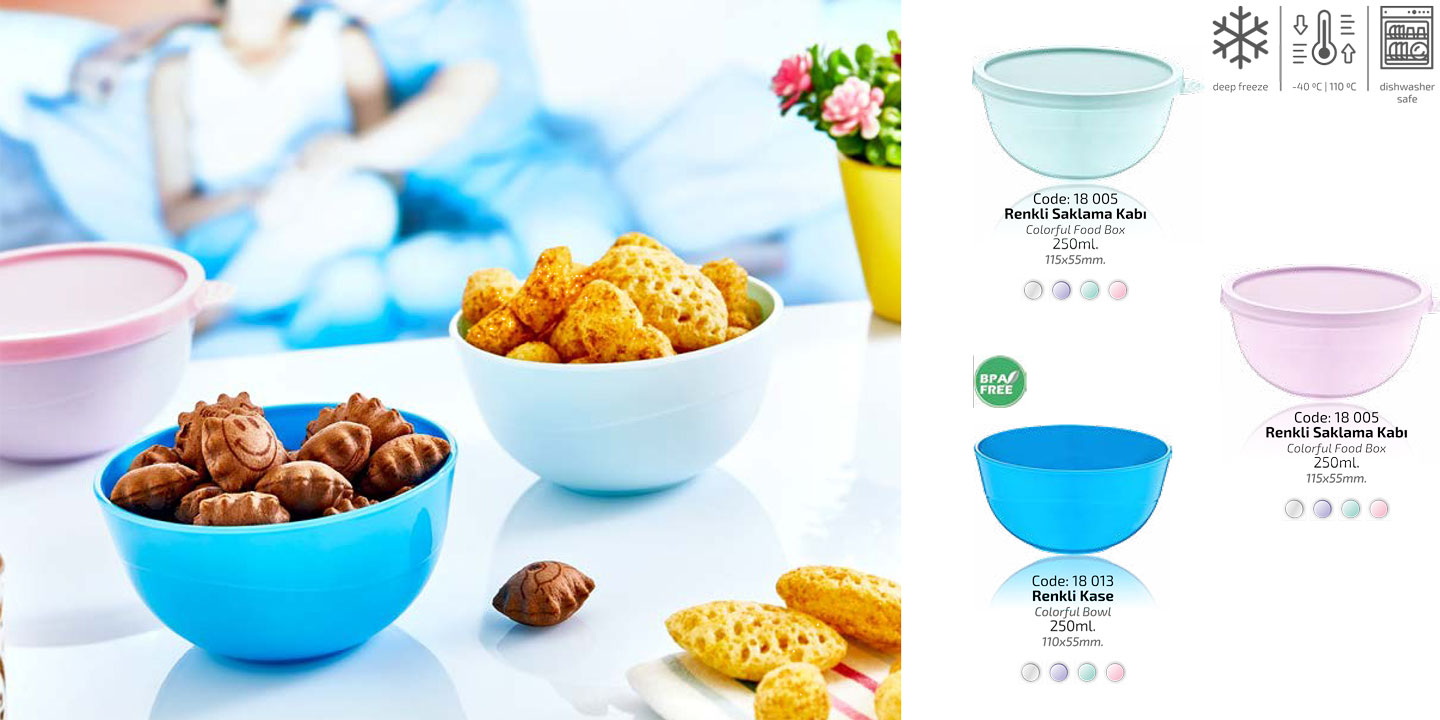YourHome - Colorful Food Box (250ML)