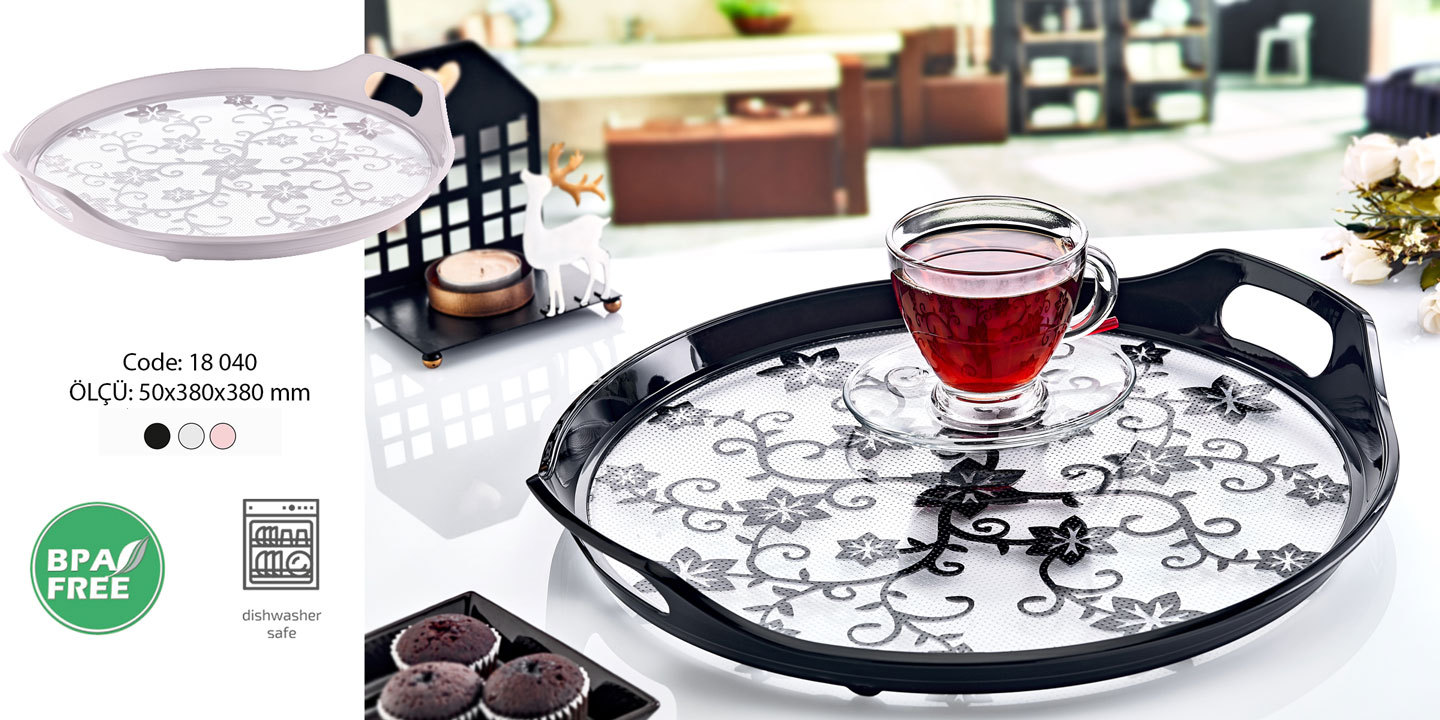 YourHome - Ivy Round Large Tray